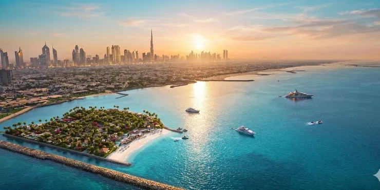 Pearl Jumeira Aerial View